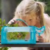 Bug Catcher Kit, Outdoor Toy Gift for 3 4 5 6 7 8+ Year Old Boys Girls Kids, 2 Pcs Critter Cage Butterfly, Outdoor Explorer Kit with Whistles for Backyard Exploration