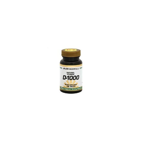 Vitamin D TABS 1000IU WMILL Size: 100