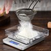 NEXT-SHINE Gram Scale, Digital Pocket Scale Portable Mini Size 500g x 0.01g with Back-Lit LCD Display Stainless Steel Platform Grams Ounces for Coffee Brewing Jewelry Cooking Baking