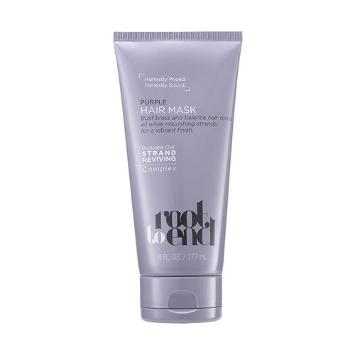 Root Purple Hair Mask Strand Reviving 6 fl oz Cruelty Free Vegan NO SLS/SLES, Parabens/Phthalates, Silicic Acid or Mineral Oils