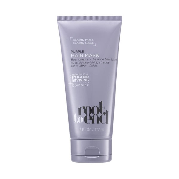 Root Purple Hair Mask Strand Reviving 6 fl oz Cruelty Free Vegan NO SLS/SLES, Parabens/Phthalates, Silicic Acid or Mineral Oils