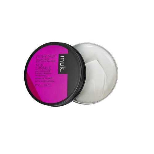 Muk Haircare Filthy Muk Gritty Finish Styling Paste, Hair Product, Hair Paste For Men, Firm Hold, Gritty Finish, Medium Shine - 3.4oz