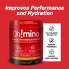 Oh!mino Amino Acid Energy Blend - Sugar-and-Stimulant-Free, Pre-Post Workout Powder, BCAA Amino Acids, Workout Recovery Drink, Muscle Synthesis Activator, Tropical Splash, 280 g, 40 Servings