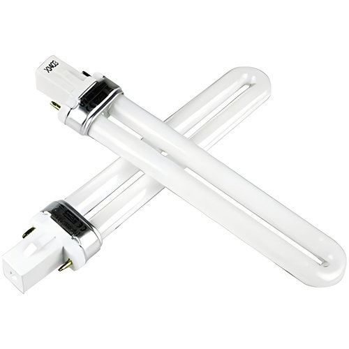 MAGIKON 6-Pack Replacement Electronical 9W U-Shaped 365nm Lamp Bulb Tube for Nail Art Dryer UV Lamp Light - Not Inductance Bulb (6-2/5-Inch, Normal)