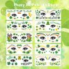 St.Patrick'S Day Face Temporary Tattoos,10 Sheets Shamrock Temporary Tattoo Stickers for Women Men in Party Favors Supplies Irish St Patricks Day Decorations Accessories