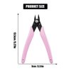 Rhinestone Remover, Rhinestone Remover Nipper, Stainless Steel Nail Art Scissors, Nail Art Decorations Remover DIY Tool, Nail Cutter Manicure Tools (Pink)