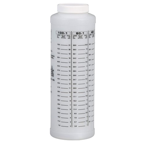 Seachoice 2-Cycle Engine, Oil to Gas Measuring Container, 32 Oz., Wide Mouth Bottle