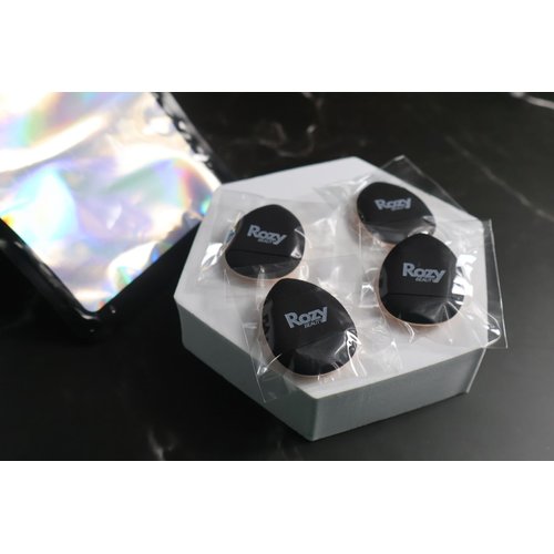 4-Pack Finger Puff Set | Individually Wrapped, Soft, Reusable, Eco-Friendly Makeup Applicators | Perfect for Blending, Contouring, and Touch-Ups