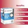 Dealmed Sterile Gauze Pads – 100 Count, 3’’ x 3’’ Gauze Pads, Disposable and Individually Wrapped Medical Gauze Pads, Wound Care Product for First Aid Kit and Medical Facilities