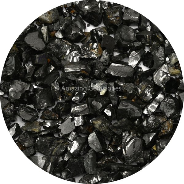 Elite Shungite Stones Chips for Water Purification Tablets, Authentic Shungite Stones for Shungite Water Bottle (25 GRAM)