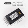 (2-Pack) 7.4V 2600mAh FNB-V134LI Li-ion battery Replacement for Vertex Standard VX-260 VX-261 EVX-261 VX-264 VX-450 VX-451 VX-454 VX-459 EVX-530 EVX-531 EVX-534 EVX-539 Portable Radio with Belt Clip