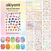 15 Sheets of Nail Stickers for Kids - 700 Cute Designs - Nail Decorations for Nail Art - Nail Art Decals - Toddler Nail Stickers - Bunny Nail Stickers - Nail Sticker Kids - Glow in The Dark