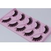 Palimainy False Eyelashes Fluffy Wispy Eyelashes Faux 3D Mink Lashes Thick Volume Long Soft Dramatic Strip Eye Lashes Pack 8 Pairs, Black