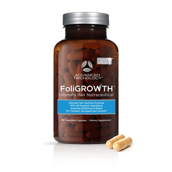 FoliGROWTH™ Hair Growth Supplement for Thicker Fuller Hair | Approved* by the American Hair Loss Association | Revitalize Thinning Hair, Backed by 20 Years of Experience in Hair Loss Treatment Clinics