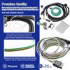 BX88368 Blue Ox EZ Light Wiring - Towing Wiring Harness kit for Jeep Willys 2021-2023 Wrangler JL 2018-2023 & Gladiator 2020-2023 Towed Vehicle Wiring Kit Plug and Play-BX88368