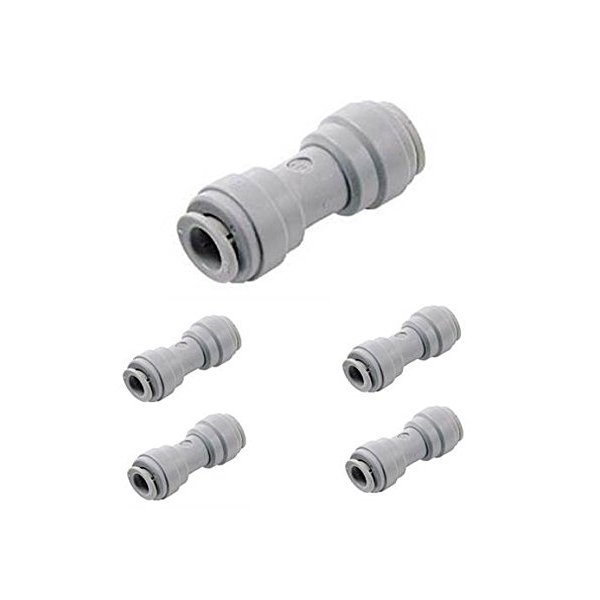 Lot of 5 Powerfit USA QC Union Connector 3/8" OD x 3/8" OD