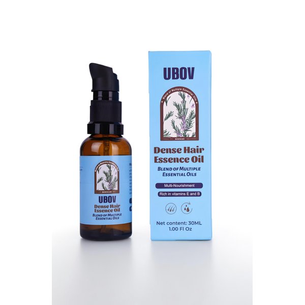 UBOV Rosemary Oil for Hair -100% Pure Organic Rosemary Essential Oil for Hair - Organic Hair Oil for Dry Scalp Treatment and Enhanced Volume and Shine(1oz,30ml)