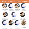 Silver Gold Mirror Chrome Nail Powder Metallic Holographic Nail Powder Chrome Powder Nails Chrome Powder Set Pigment Powder for Nails Mirror Nail Polish Nail Chrome Powder for Gel Nails