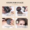 Sevich Hairline Powder，Instantly Conceals Hair Loss, Root Touch up Powder, Hair Shadow Toppers for Women & Men, Touch Up for Thinning Gray Hair, Windproof & Sweatproof, Dark Brown