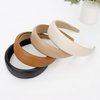 Ondder 4 Pcs Padded Headbands for Women Plain Head Bands for Women’s Hair Wide Leather Womens Headbands Fashion Sponge Headbands for Girls Non Slip Hair Band Puffy Headband Headwear for Womens Girls