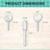 Cupcake Pipettes – Bulk Pipettes for Cupcakes – Pipette Dropper Set for Strawberry Cupcakes, Ice Cream – Clear Cupcake Injector for Creams and Sauces – Larger Opening for Easy Filling – Cylinder 200Pk