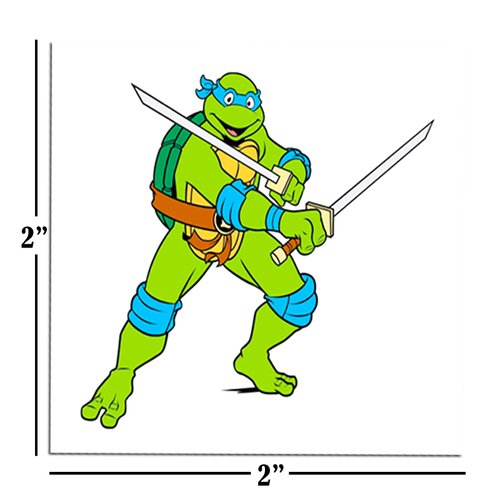 Teenage Mutant Ninja Turtles Tattoos Party Favors Bundle ~ 70+ Perforated Individual 2" x 2" TMNT Temporary Tattoos for Kids Boys Girls (Ninja Turtles Party Supplies MADE IN USA)