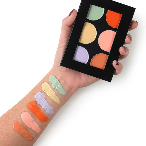 Mehron Makeup Celebré Pro-HD Correct-It Palette | Made in the USA | Professional Cream Neutralizer Makeup Palette with 6 Color Correcting Shades for Beauty