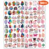 100PCS Cute Brain Temporary Tattoos Stickers Themed Birthday Party Favors Decorations Supplies Funny Human Anatomy Body Part Tattoo Sticker Gifts For Boys Girls Hunter School Prizes Carnival Christmas
