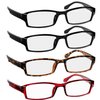 TruVision Readers - 9501HP - 4 pk - 2 Black Tortoise Red - +1.25