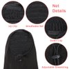 YOLANFAIRY 32 Inch Long Straight Drawstring Ponytail Extension Synthetic Hair Extensions Ponytail Natural Soft Fake Pony Tail Hair Pieces for Women (Brownish Black)