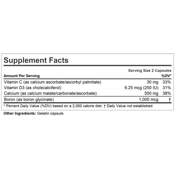 Andrew Lessman Calcium Intensive Care - 500 Capsules - Maintains Healthy Bone and Skeletal Tissues. Vitamin D & Boron. Ultra-Fine, Highly Absorbable Powder in Easy-to-Swallow Capsule. No Additives.