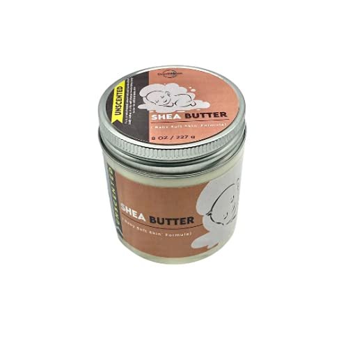Unscented Handcrafted Shea Body Butter for Babies - 8 oz