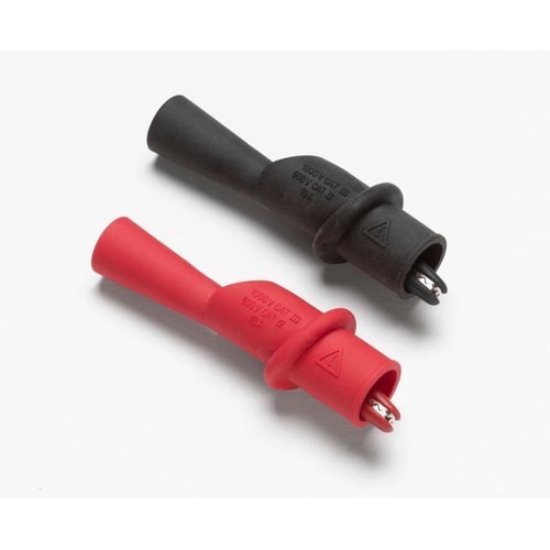 Fluke AC175 Threaded Slide-On Alligator Clip Set with Flexible Boots