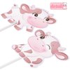 Pink Cow Cupcake Toppers Decorations 24pcs Cow Birthday Cupcake Toppers Decorations Cow Theme Birthday Party Decorations for Girls Farm Animal Theme Birthday Party Baby Shower Supplies