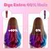Increase 35% Hair Color Chalk - Easy Wash Dye for Dark & Light Hair, 6 PCS Hair Chalk to Create Fashion Looks for Parties, Gifts for Kids