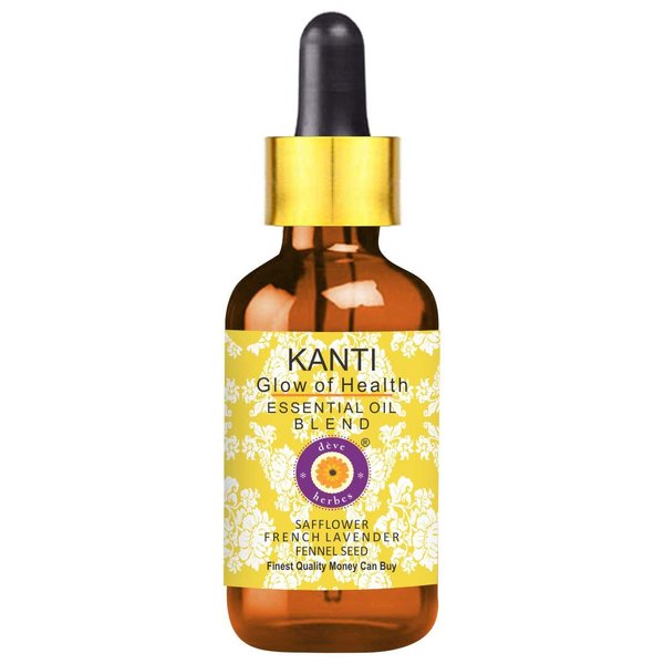 Deve Herbes Kanti - Glow of Health. Complete Nourishment for Face. Ayurvedic Fomulation for Blemish Free, Acne Free, Even Tone Glowing Skin 15ml (0.50 oz)