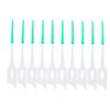 An-self 160PCS Interdental Brushes Ultra Tight Bristles Tooth Interdental Cleaners Silicone Toothpick Brush Disposable Teeth Soft Picks, Green