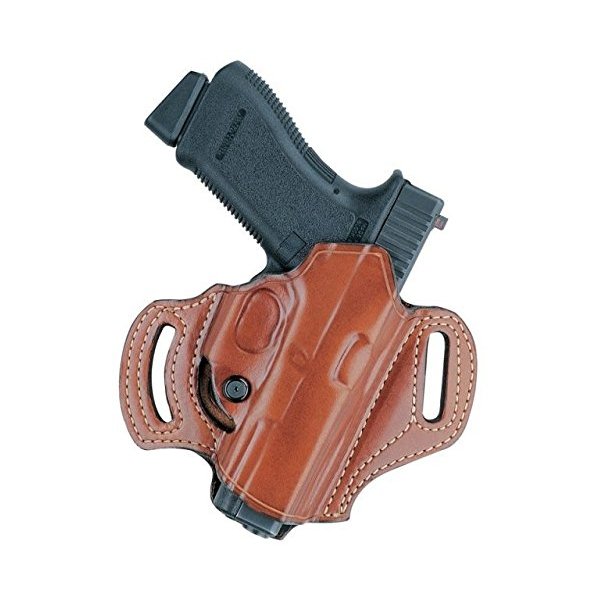 Aker Leather 168A FlatSider XR13 Open Top Belt Holster for Sig Sauer P229, Tan, Right Hand