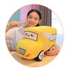 Soft Plush School Bus Stuffed Car Toy Super Cute Yellow Truck plushie Excellent Gifts for Kids or Birthday Party 11 Inches
