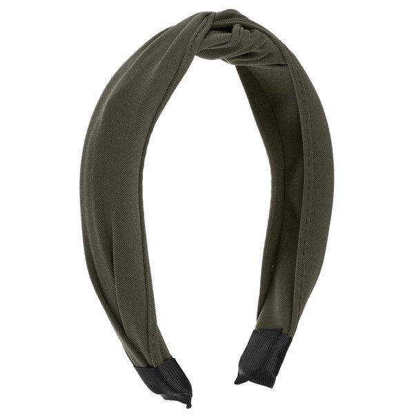 VOCOSTE Knotted Headbands for Women, Top Knot Headband, Cloth Cross Knot Headband, Wide Turban Headband, Womens Knotted Headbands, Army Green Headband, Hair Accessories for Women