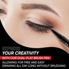 NOON'S UP Waterproof Liquid Eyeliner Pen - Waterproof Eyeliner, Black Eyeliner, Chic-Black, Quick Dry, Fineliner Multiliner, Ultra-Slim & Bold Brush - 0.081oz