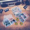 80s Bucket Centerpiece, 8Pcs 90s Tape Radio Party Supplies, 90s Theme Birthday Party Decoration Tape Radio Table Decor, Retro Hip Hop Disco Pop Music Party