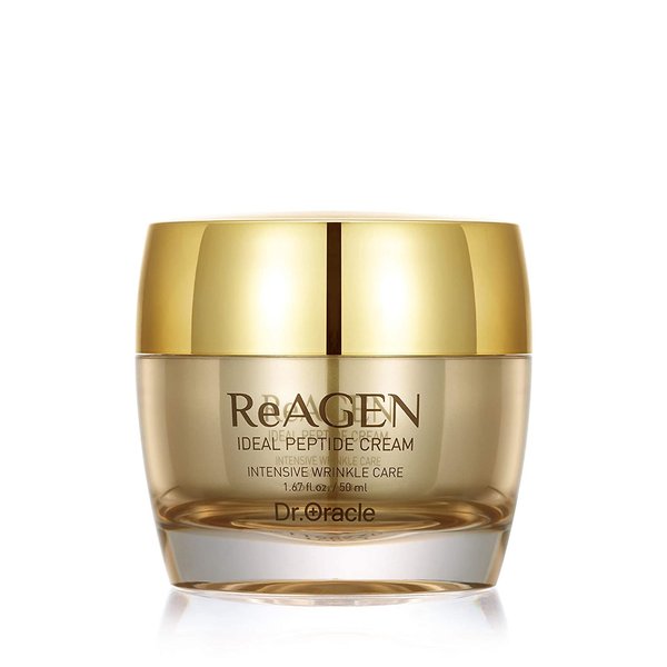 DR.ORACLE Peptide Cream - Wrinkle Repairing Daily Anti-aging Moisturizer for Fine Lines and Wrinkles, Dark spots, All Skin Types, Dry, Sensitive, Mature Skin, 1.69 fl. oz/50ml, Dermatologist Tested
