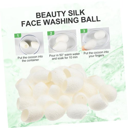 PLAFOPE 100pcs Natural Face Wash - Organic Beauty Scrub for Blackhead Removal & Skin Cleansing - Gentle and Fresh