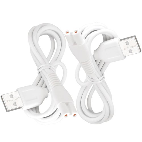 2 Pcs Charger Cord Replacement for Pritech BCM-1138 Electric Feet Callus Remover Foot Pedicure, Power Adapter USB Cable for Electric Feet Callus Remover