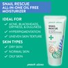 Peach Slices | Snail Rescue All-in-One Oil Free Face Moisturizer | 95% Snail Mucin | Lightweight, Long-Lasting Hydration | Silicone-Free | Face Cream | Skin Care | Clean & Cruelty-Free | 2.82 oz