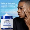 CLY AMS Natural Soothing Eczema Cream for Sensitive Skin, Repair Dry & Redness Moisturizer for Face and Body - Sea Moss Colloidal Oats - Moisturizing Eczema Face Cream for Dry Skin (4 Oz)