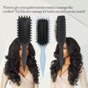 Curly Hair Brush，2024Curl Defining Brush, Curl Defining Brush,for Combing and Shaping Men's and Women's (Black)