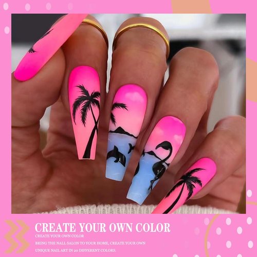 Arte Clavo 15ml Rose Red Hot Pink Gel Nail Polish Soak Off UV LED Nail Gel Polish Manicure Varnish DIY Nail Polish For Women 1477…