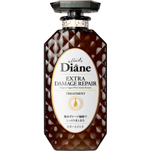 Moist Diane Perfect Beauty Extra Damage Repair Hair Treatment for Men & Women, Organic Keratin Scalp Refreshening Hair Treatment for Haircare from Japan, 15.2 fl oz/450 ml